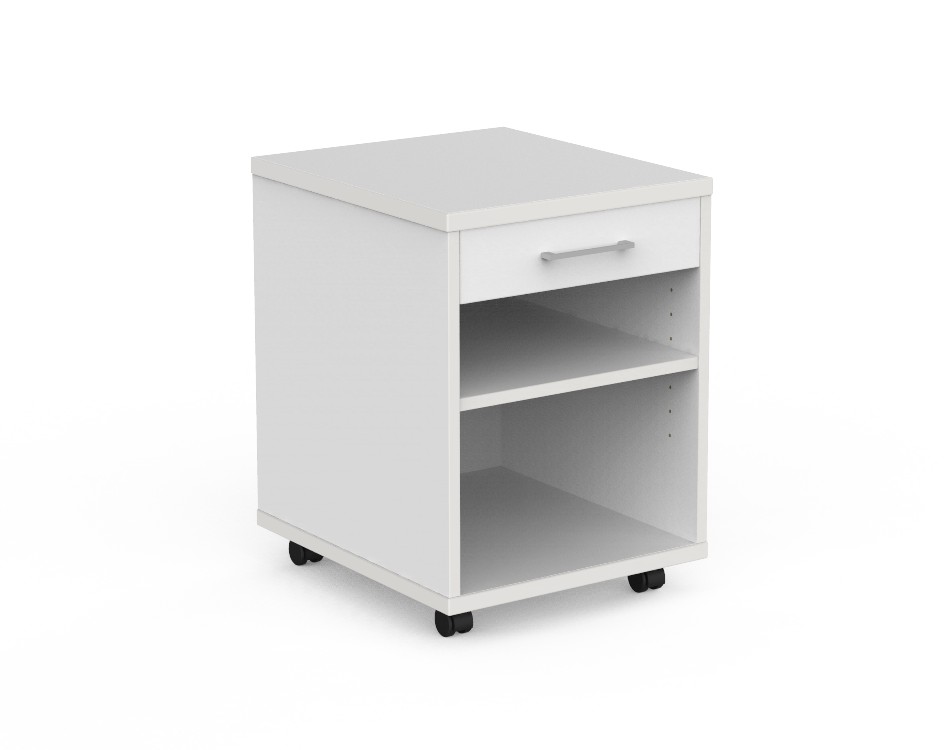 Eko Open Mobile Pedestal - with Drawer